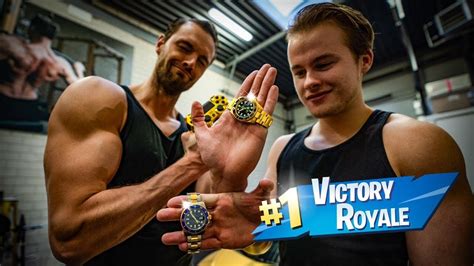 ROYALISTIQ WINT GOUDEN ROLEX MET FORTNITE X 